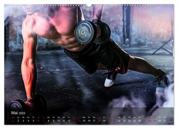 CALVENDO Wandkalender Kraftsport (Premium, hochwertiger DIN A2 Wandkalender 2023, Kunstdruck in Hochglanz)