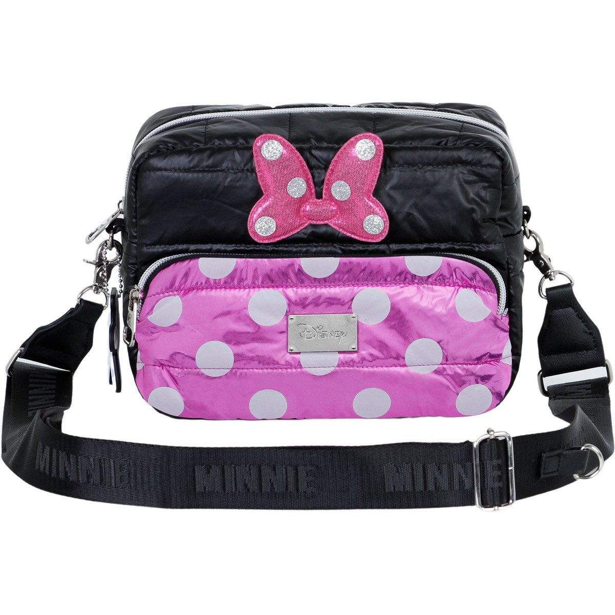 Disney Umhängetasche Minnie Mouse Air-Padding IBiscuit Unisex Kinder, Handtasche, Shopper, Crossbody Bag, Schultertasche, Hobo Bag