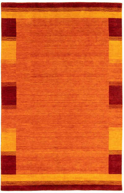 Wollteppich »GABBEH FEIN LUXO«, morgenland, rechteckig, Höhe 18 mm, reine Schurwolle Bordüre, Wohnzimmer