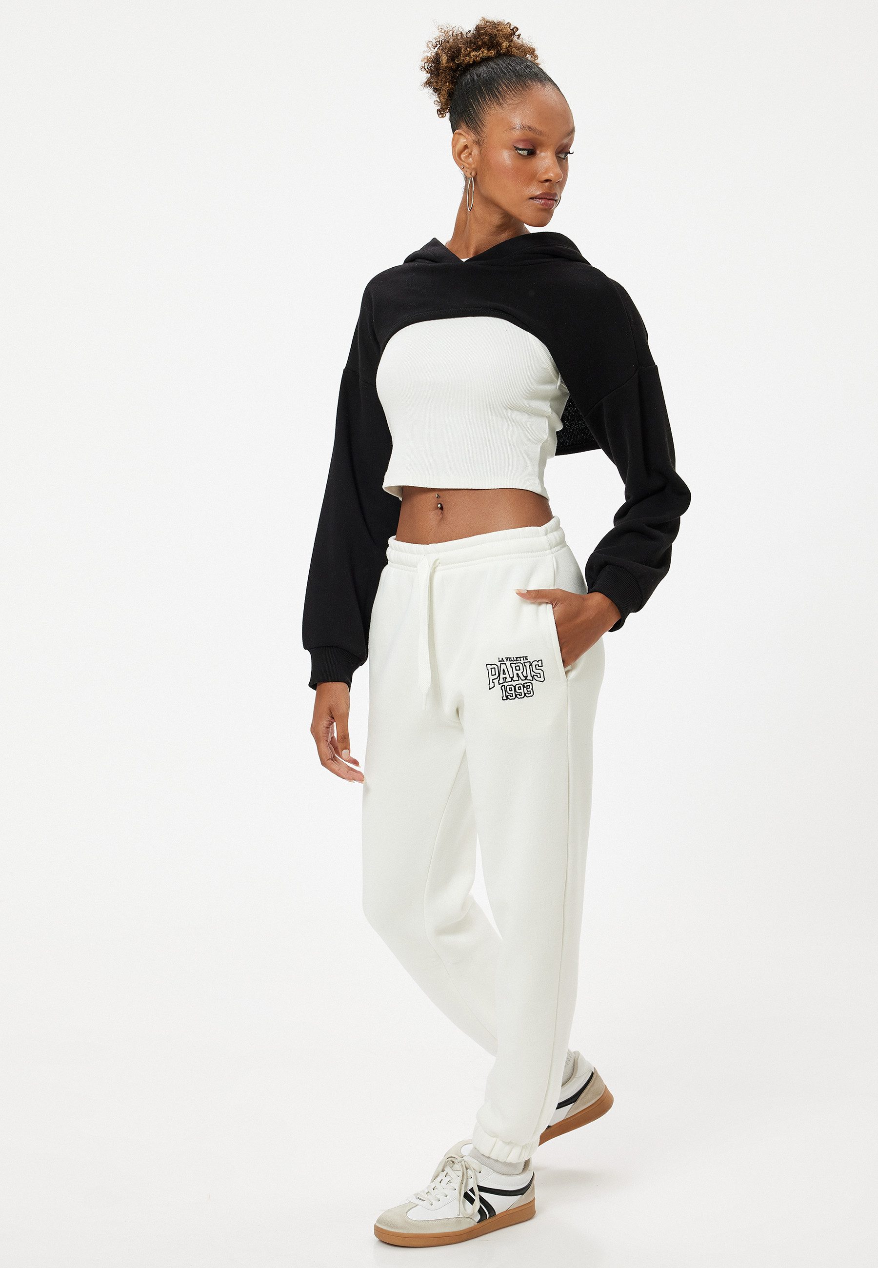 Koton Sweathose Jogger Mit Stickerei
