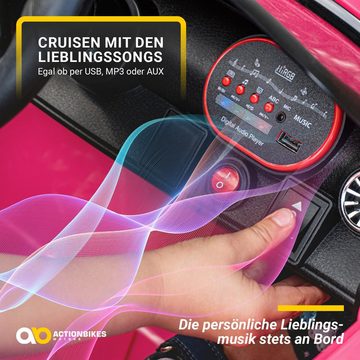 Actionbikes Motors Elektro-Kinderauto Kinderfahrzeug Mercedes CLS 350 Coupé Lizenziert 3-5 Jahre, Belastbarkeit 25 kg, (1-tlg), Kinder Spielzeug - Sicherheitsgurt - 2-Rad Antrieb - 3-6 Km/h