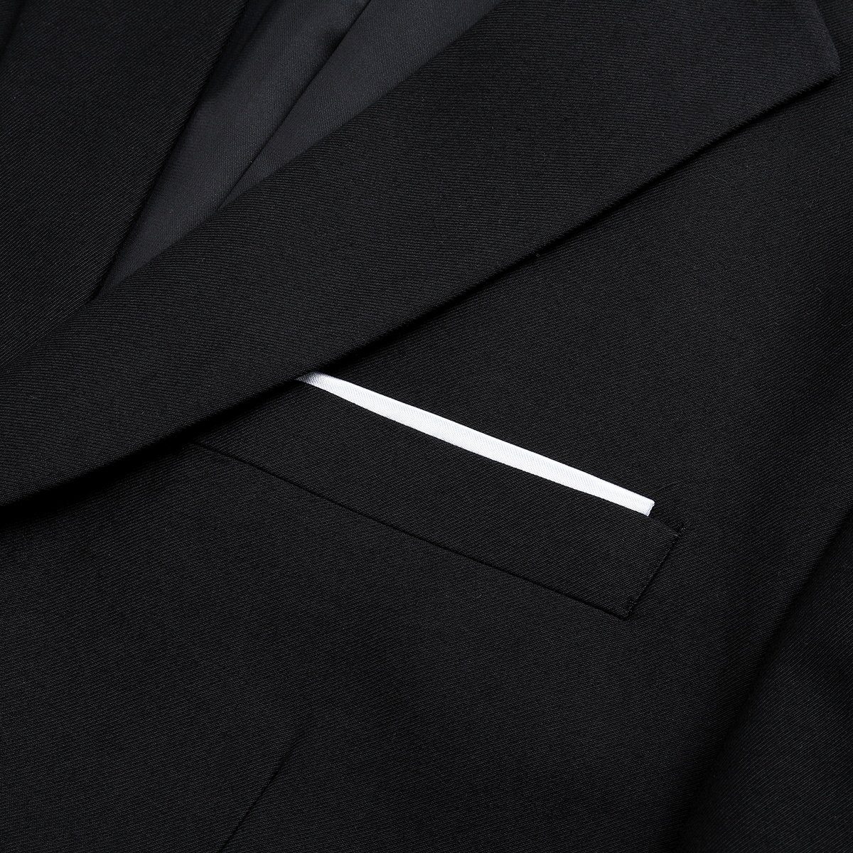 Allthemen Anzugsakko Herren 1 Knopf Blazer mit klassischem Reverskragen – Bild 5 von 5