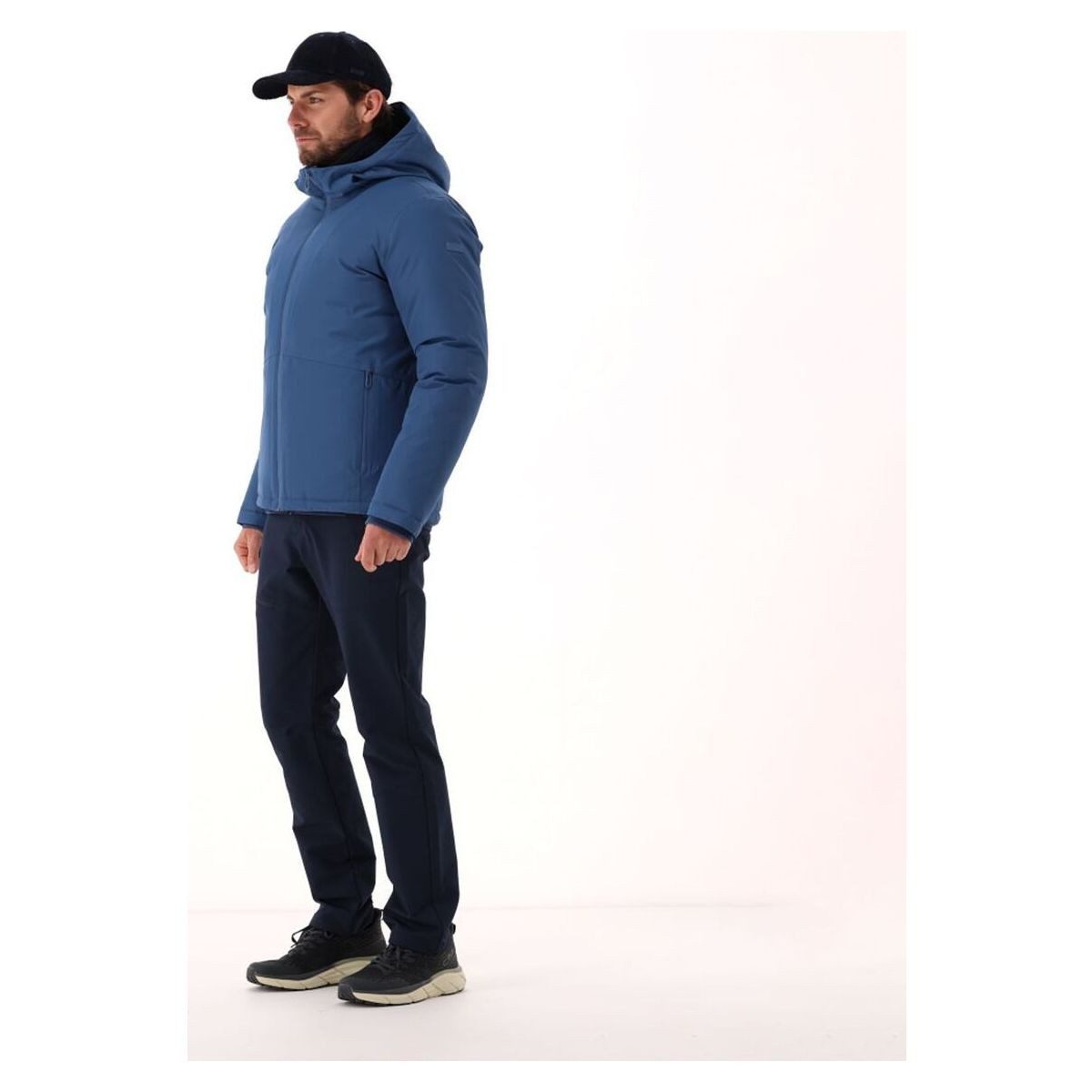 CMP Steppjacke MAN Padded Jacket FIX Hood Wattierte Herrenjacke mit innovativer Polsterung und