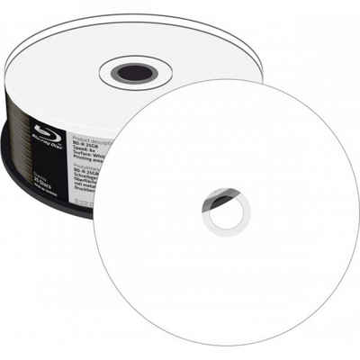 Mediarange Blu-ray-Rohling MediaRange Blu-ray Disc BD-R, 25 GB / 135 min, 6x, Voll bedruckbar, 25