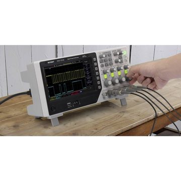 VOLTCRAFT Multimeter 4-Kanal Speicheroszilloskop mit, Digital-Speicher (DSO), Funktionsgenerator