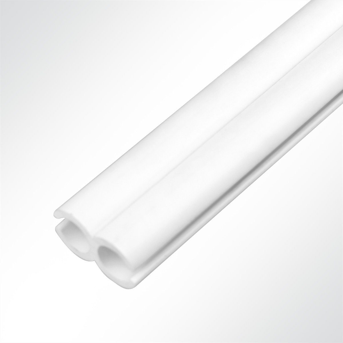 LYSEL® U-Laufschiene Kunststoff-Doppelkederschiene 21 x 13 günstig online kaufen