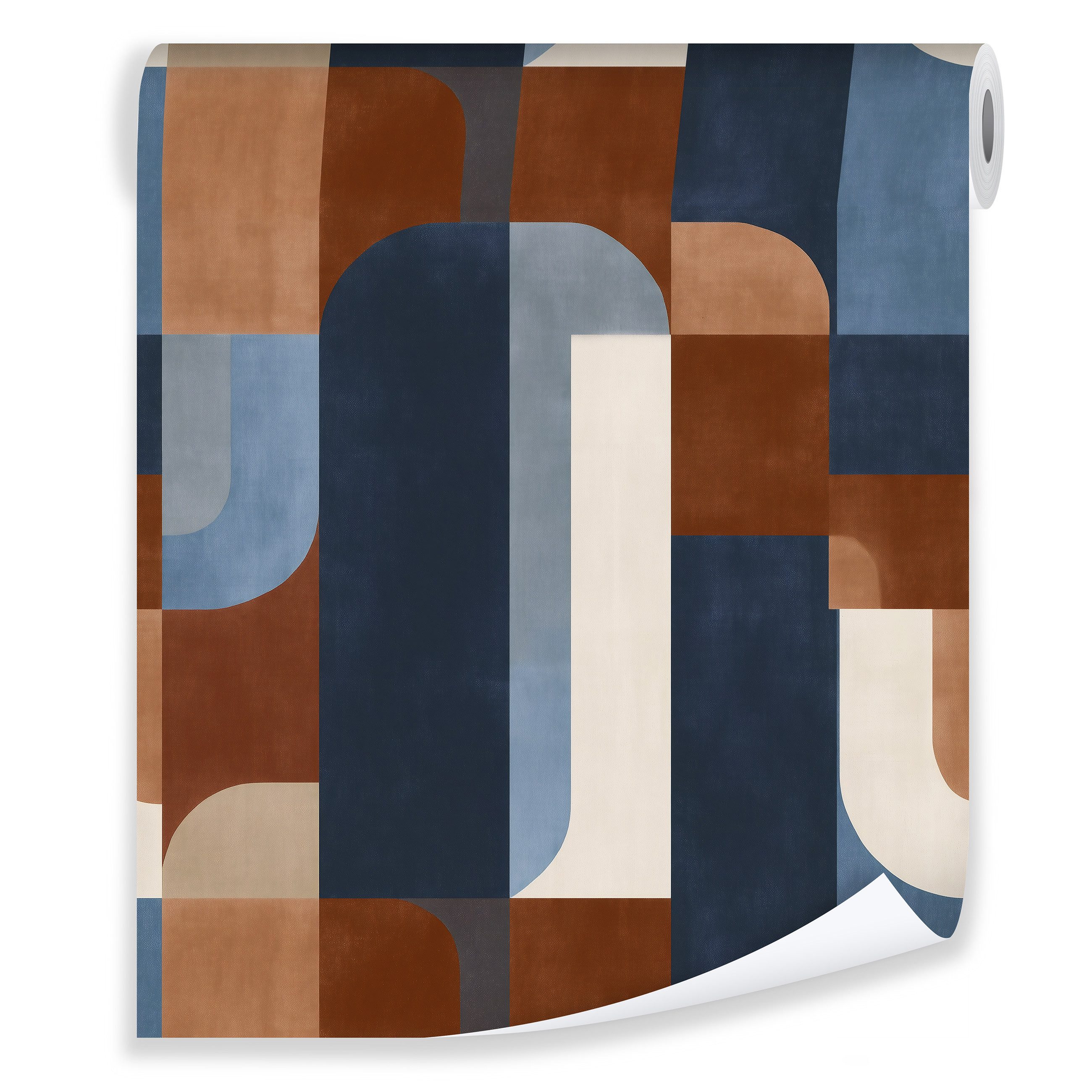 Wallarena Vliestapete Blau Weiß Abstrakt Wohnzimmer günstig online kaufen