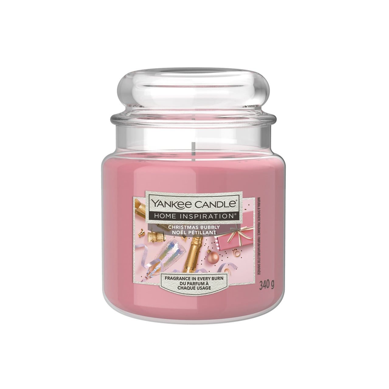 Yankee Candle LED-Christbaumkerzen Yankee Candle Duftkerze Mittleres Glas Festive