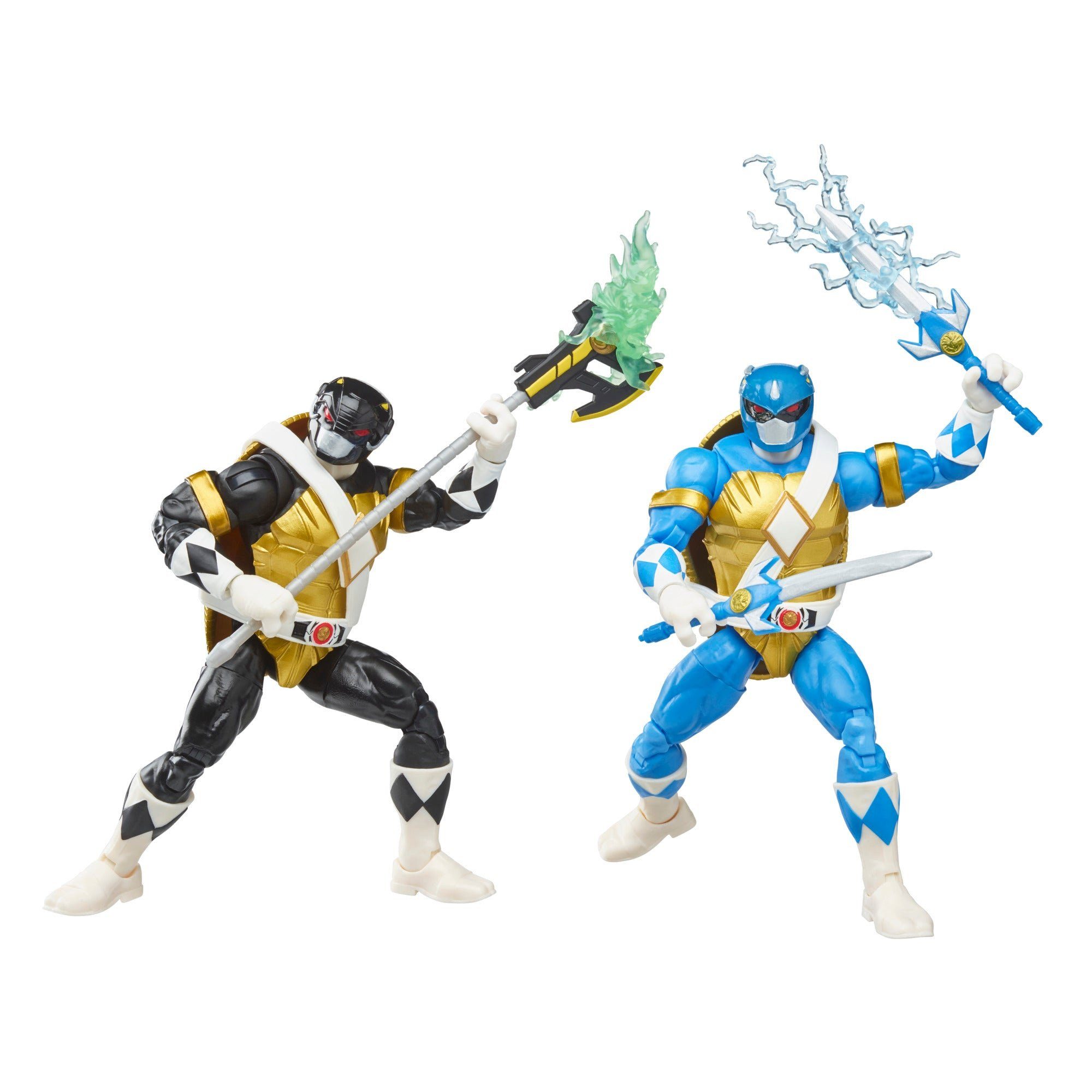 Actionfigur Power Rangers Lightning Collection - Morphed Donatello & Morphed Leonardo - 2 Pack, (Set, 2 Spielfiguren & Zubehör)