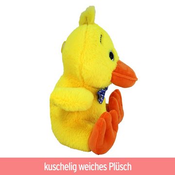 BEMIRO Tierkuscheltier Stofftier Ente gelb "Daffy" - ca. 30 cm