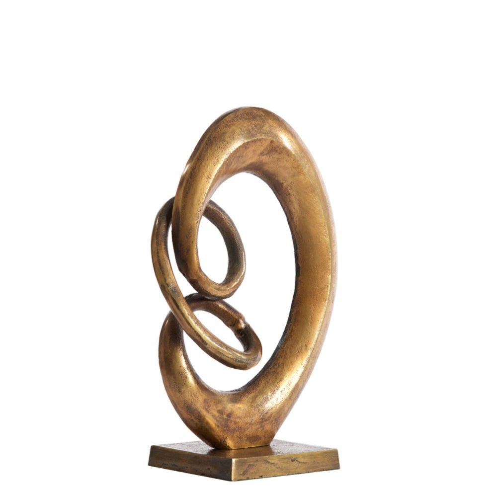 Dirk Davids Leuchten GmbH Ornament Deko Ornament Antik Bronze 20x20x34