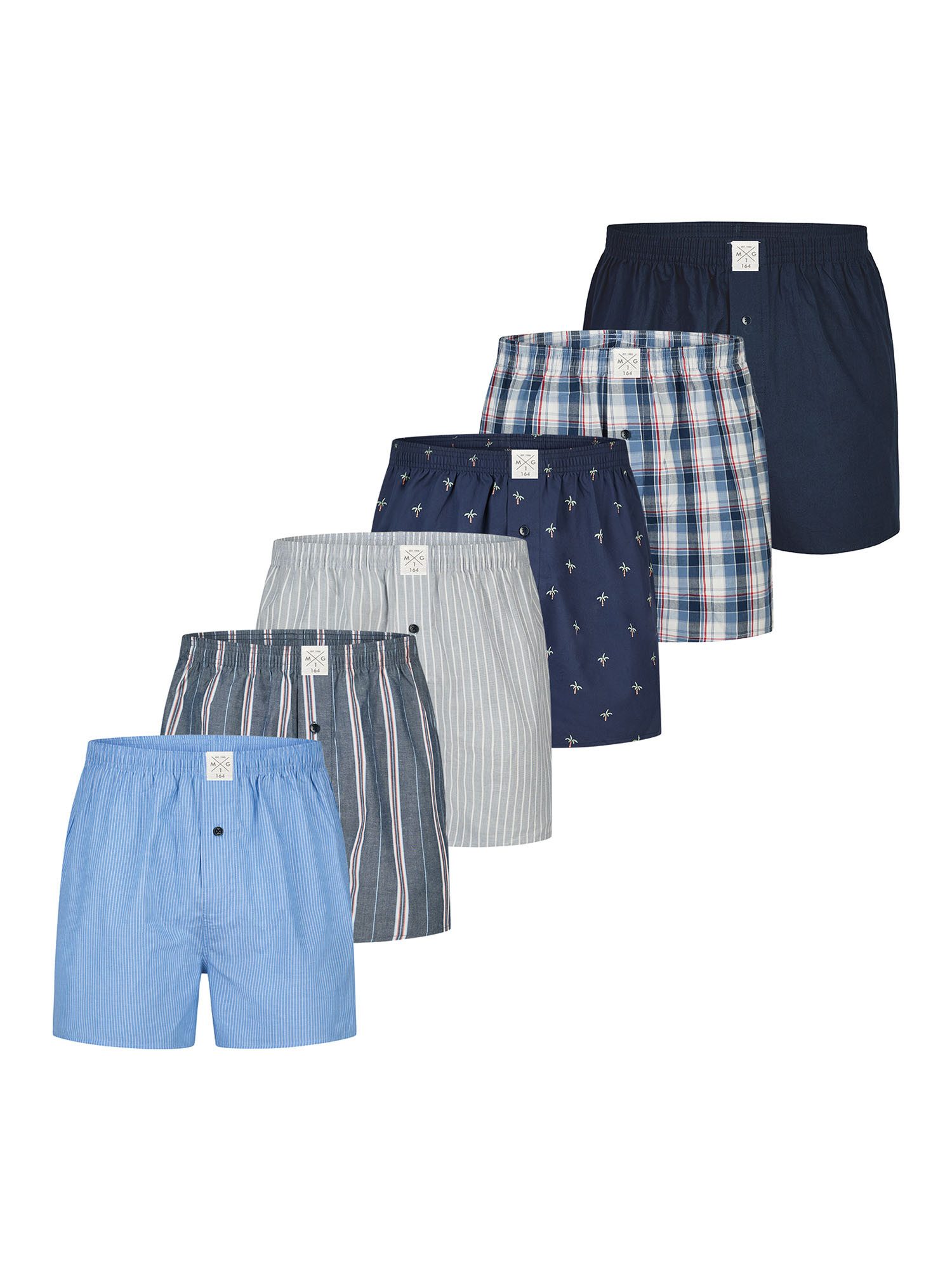 MG-1 Retro Boxer Classics (6-St) Retroshorts, Vintage Boxer, Klassische Boxer