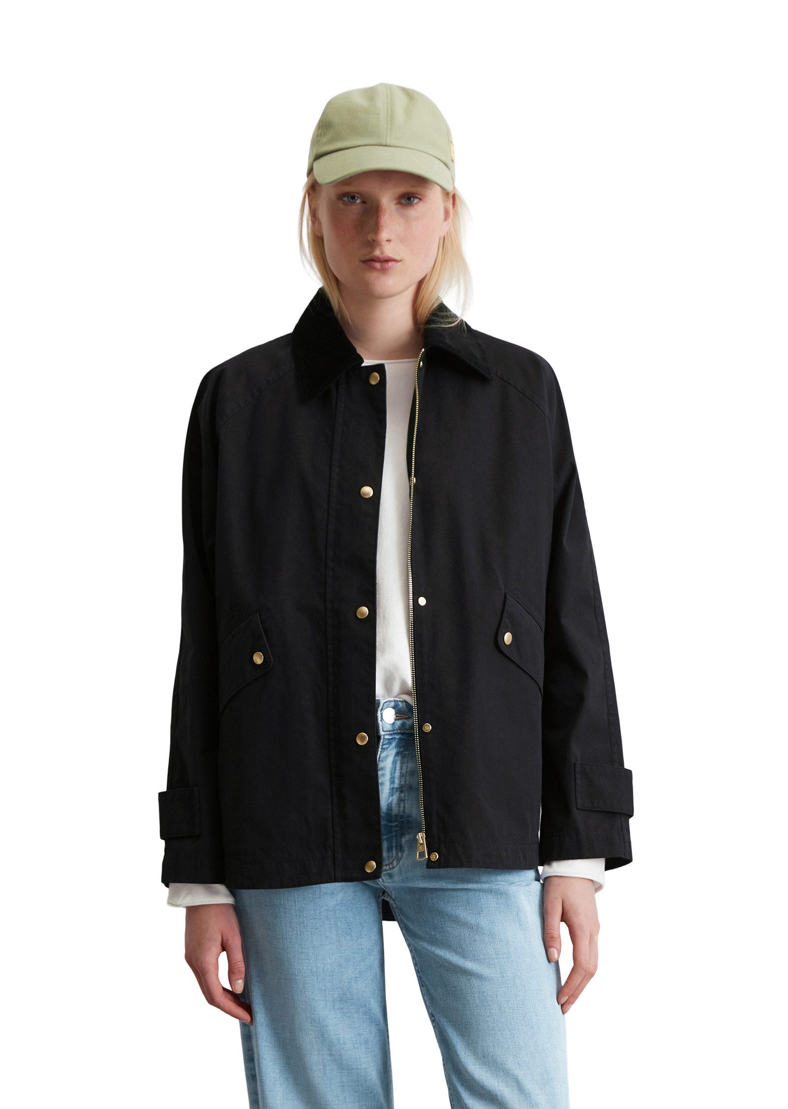 Marc O'Polo Outdoorjacke aus hochwertigem Canvas