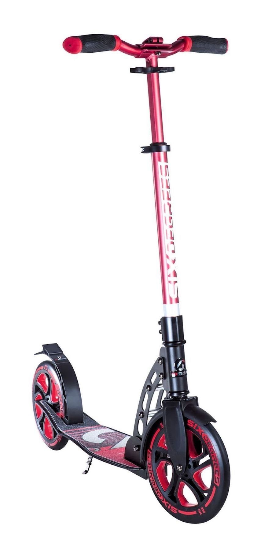 Globber Laufrad Six Degrees Aluminium Scooter mit extragroßen 230 und 215 mm Räder