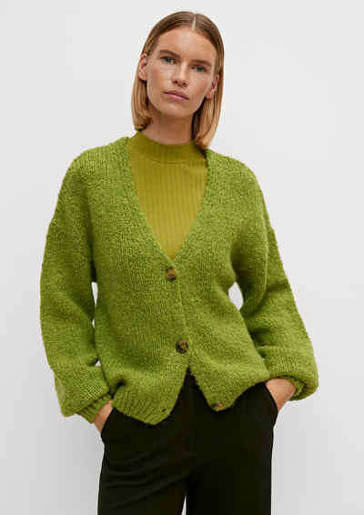 Comma Strickjacke Strickjacke aus Alpakamix