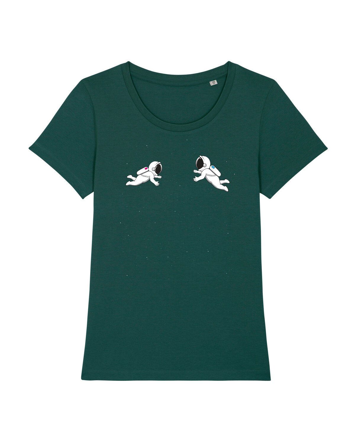 wat? Apparel Print-Shirt Space love grün glazed (1-tlg)