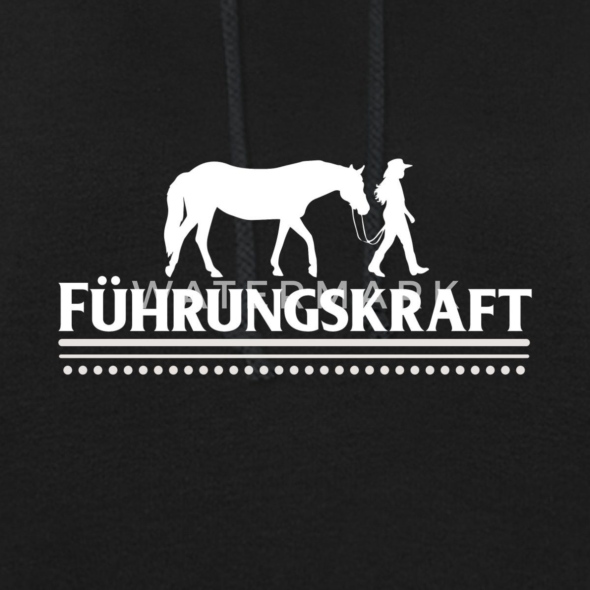 Spreadshirt Hoodie Pferd Führungskraft Reiten Damen Hoodie (1-tlg)