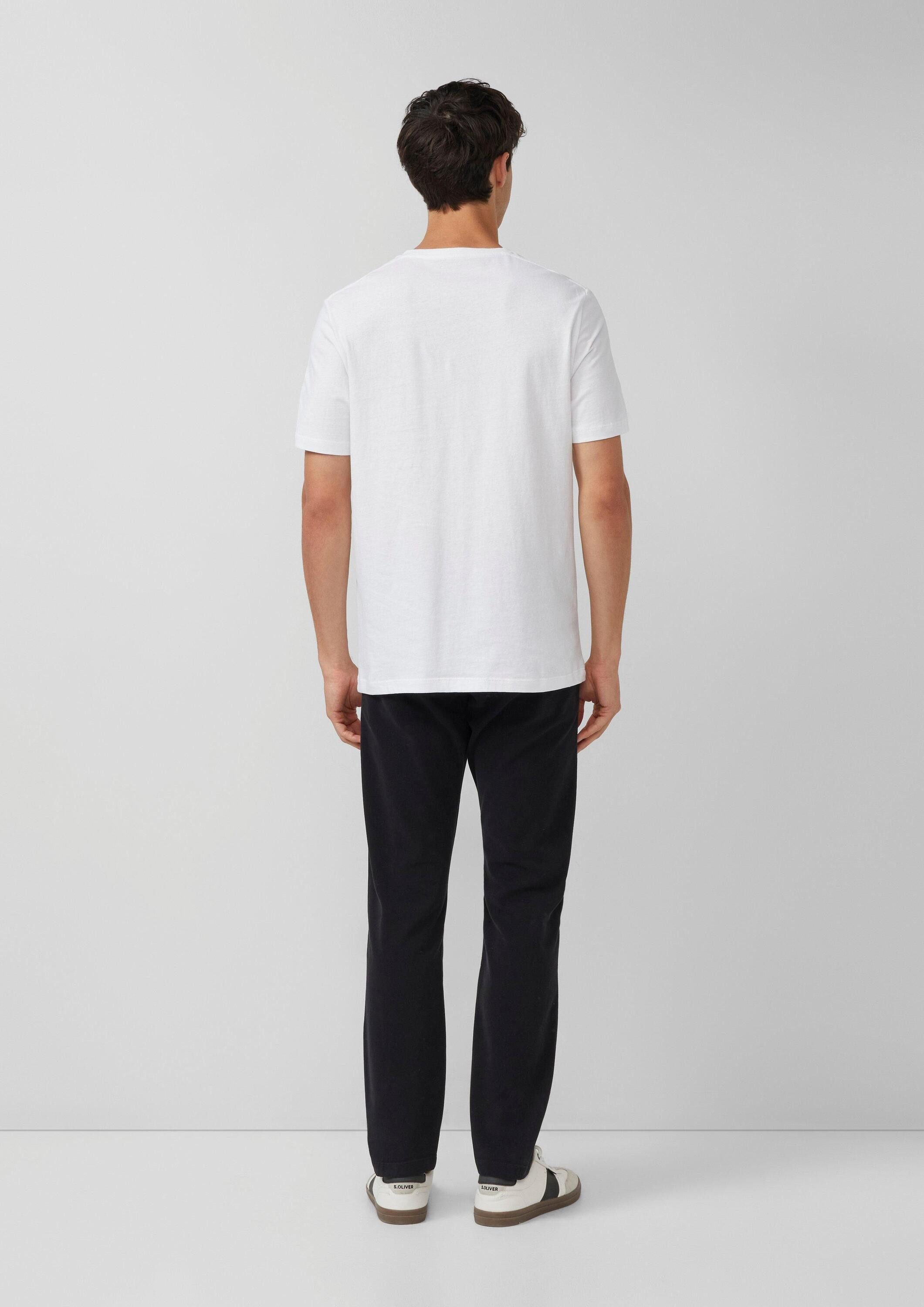 s.Oliver Kurzarmshirt T-Shirt Baumwollshirt im 3er-Pack