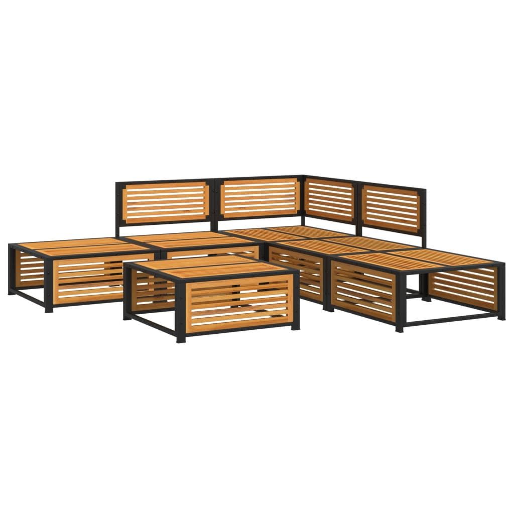 vidaXL Gartenlounge-Set 6-tlg. Garten-Sofagarnitur mit Kissen günstig online kaufen