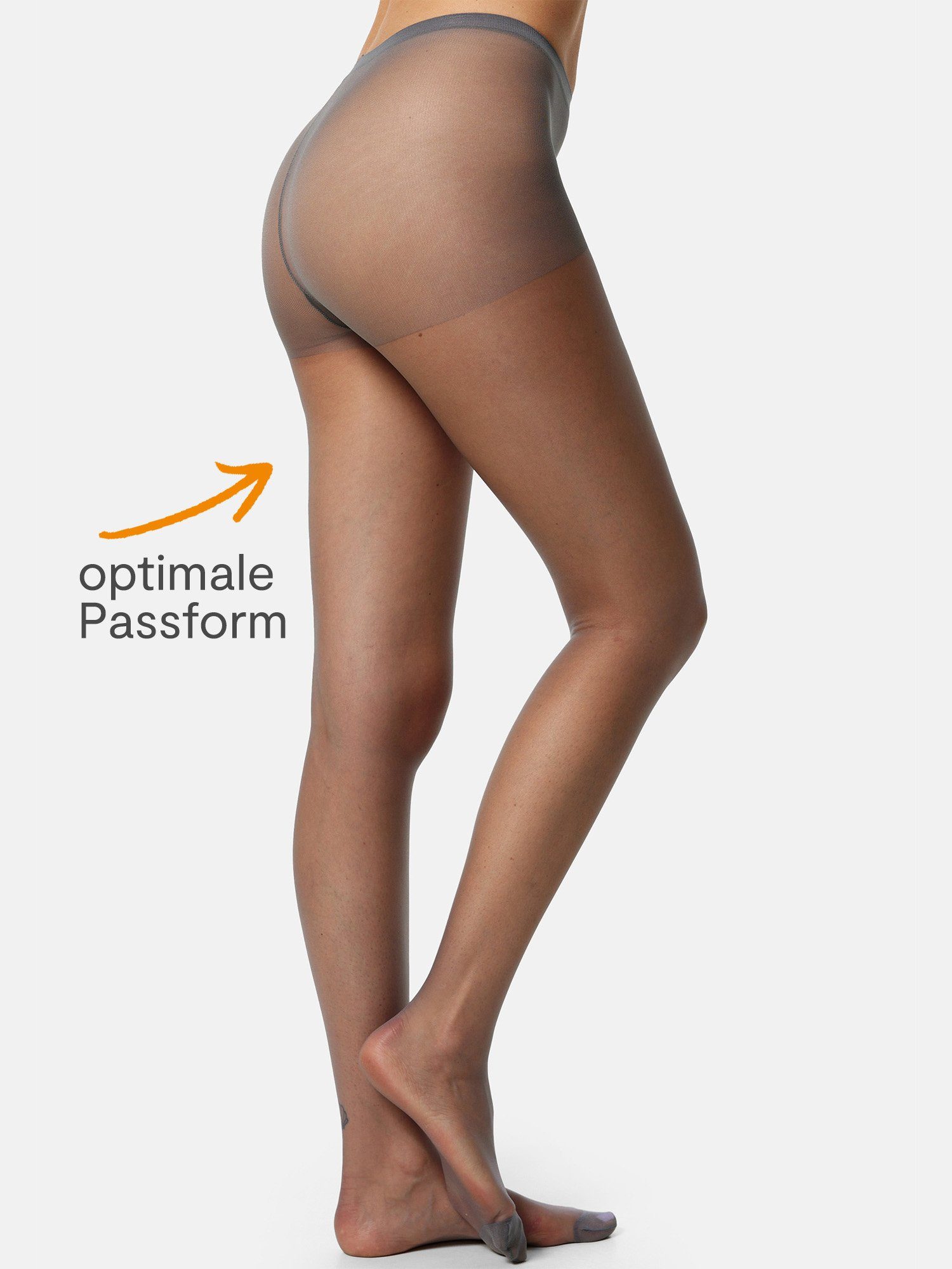 Nur Die Feinstrumpfhose Seidenfein 15 DEN Damen (1er/3er/6er/9er Pack 1 St) nylon transparent Fein-strumpfhose durchsichtig frauen multipack glanz