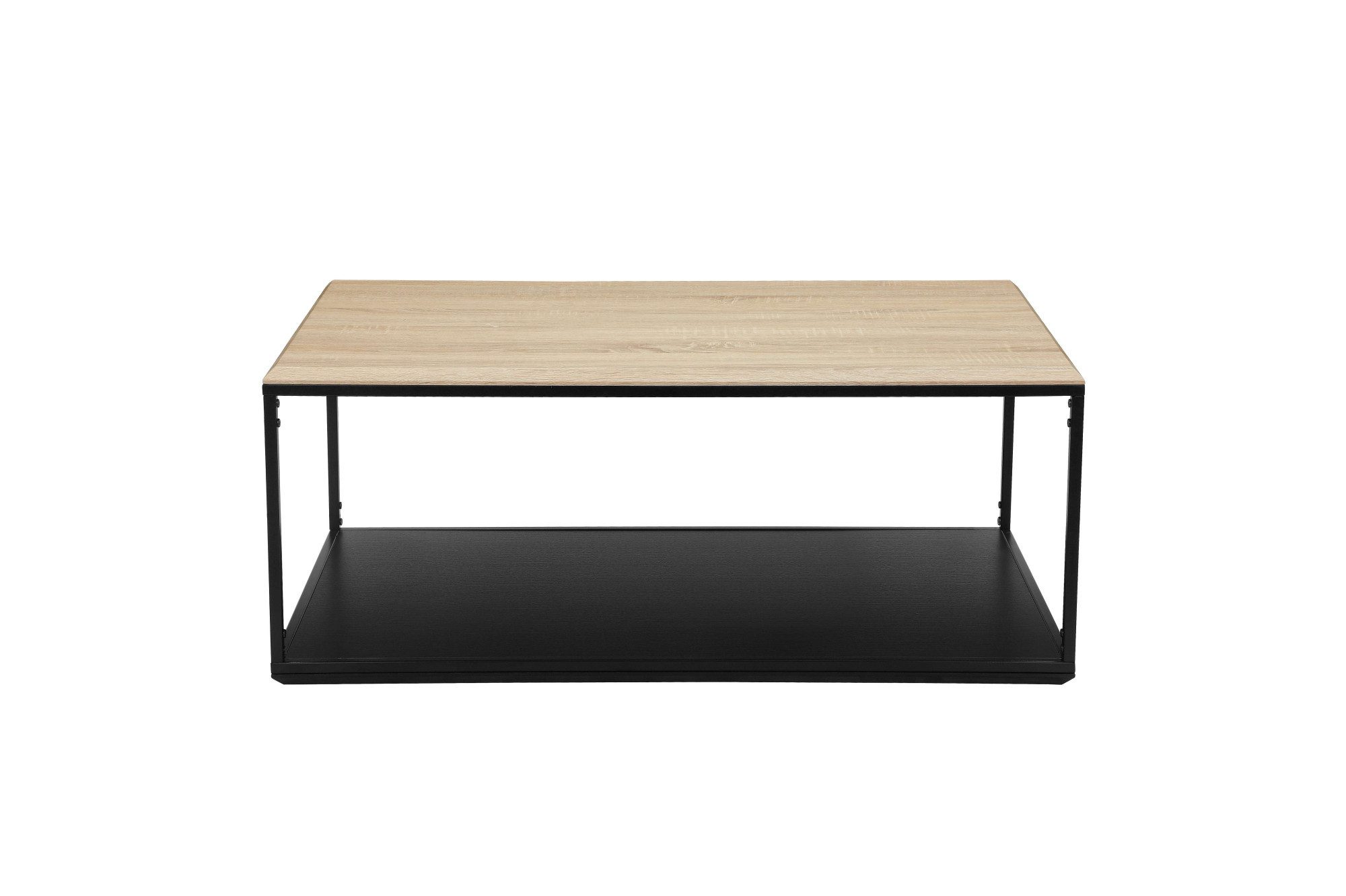 INOSIGN Couchtisch Nathan, pulverlakiertes Gestell mit Tischplatte in Eiche günstig online kaufen