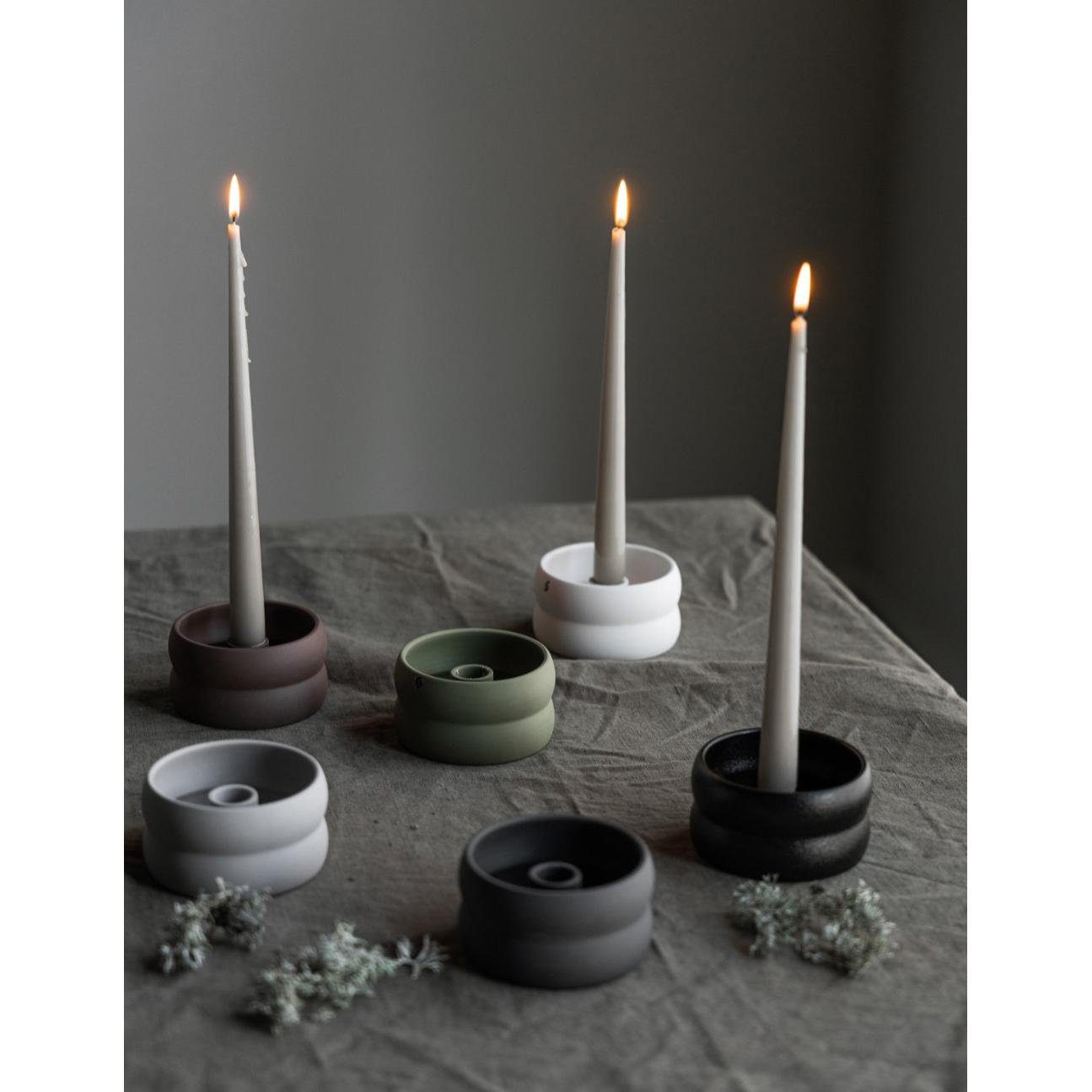 Storefactory Kerzenhalter Kerzenhalter Bolmen Dunkelgrau (11cm) günstig online kaufen