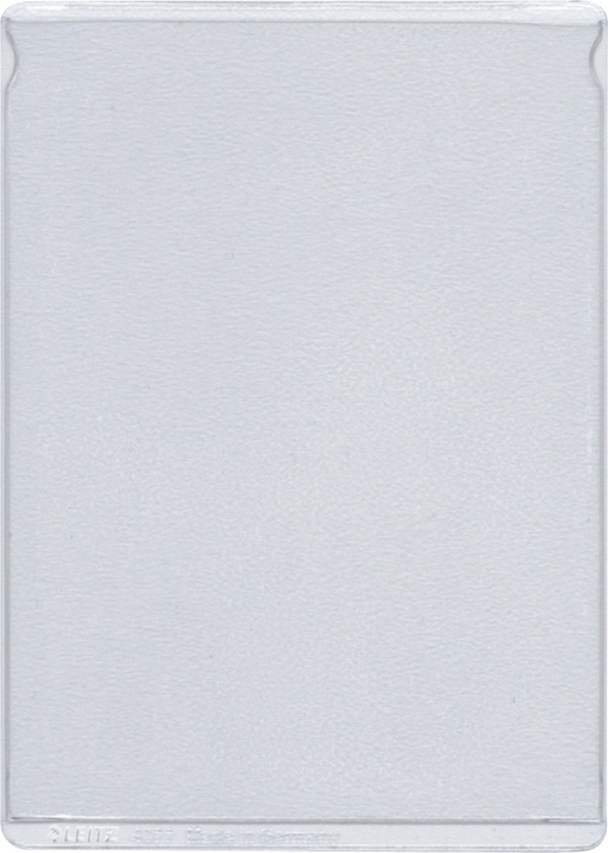 Schreibgeräteetui Ausweishüllen A7 0,20mm PVC transparent genarbt