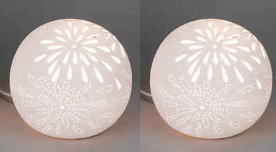 formano Kugelleuchte Aurea, Weiß D:16cm Keramik