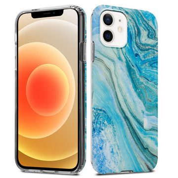 Cadorabo Handyhülle Apple iPhone 12 / 12 PRO Apple iPhone 12 / 12 PRO, Flexible TPU Silikon Handy Schutzhülle - Hülle - ultra slim