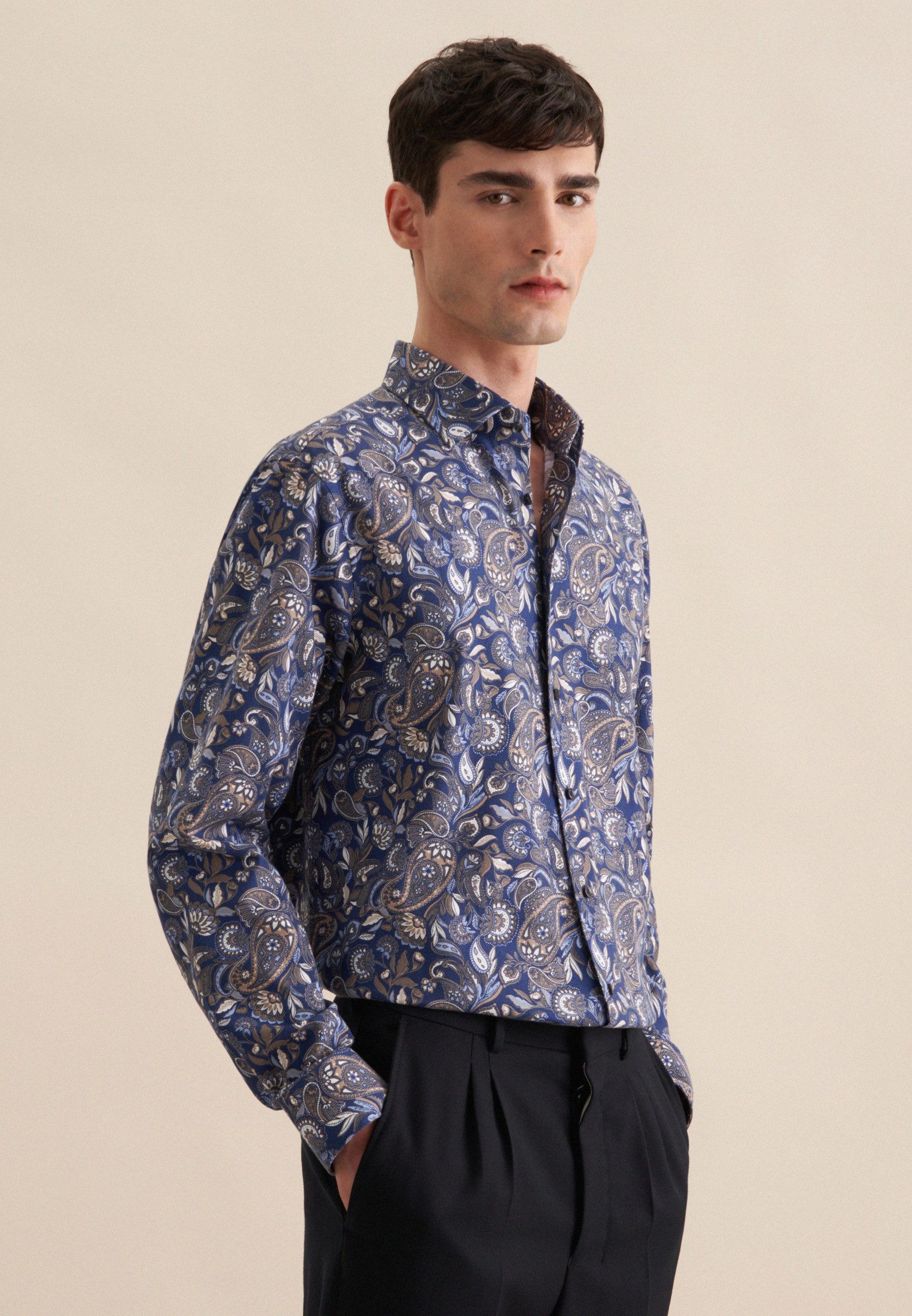 Flanellhemd Regular
