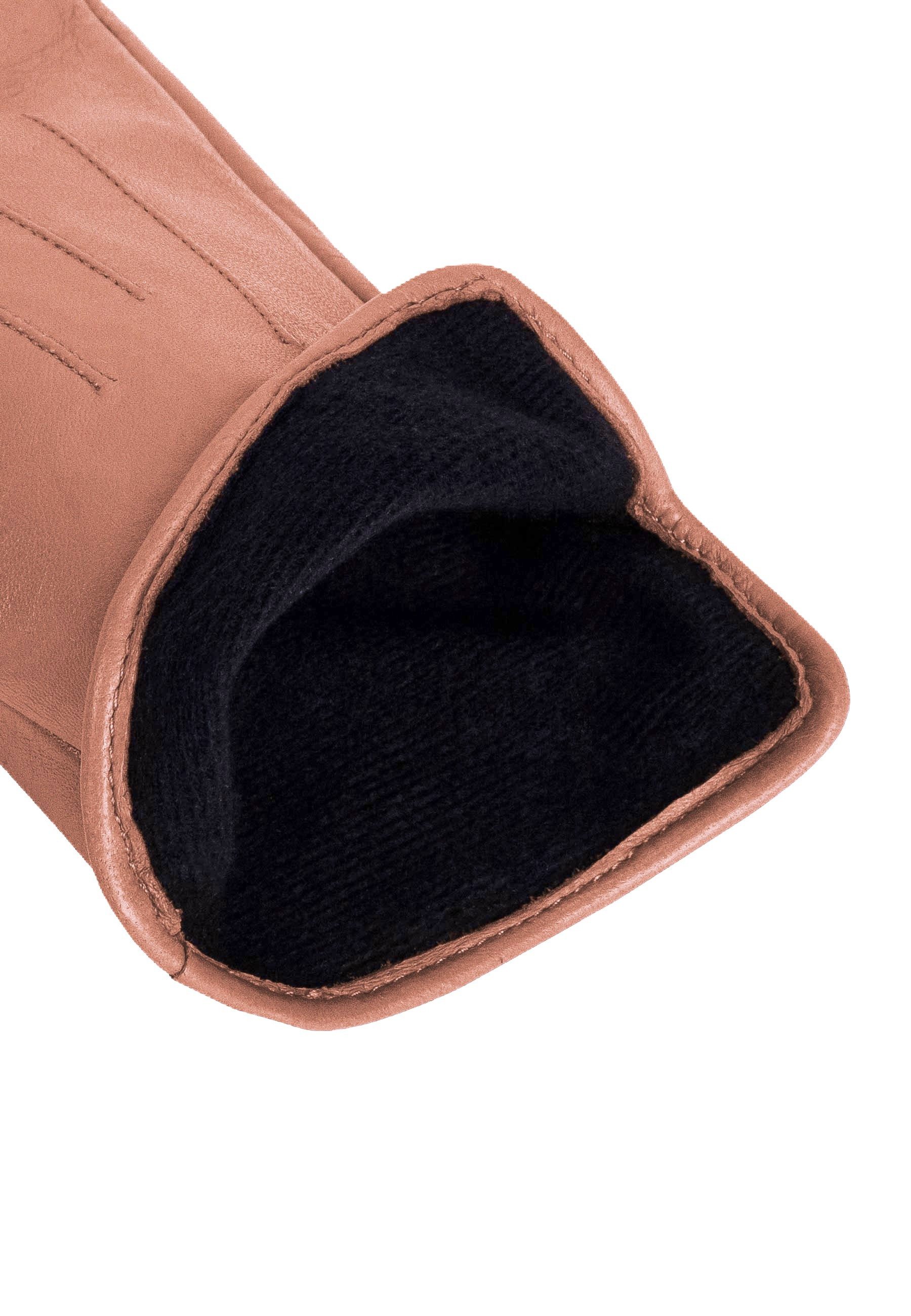 KESSLER Lederhandschuhe Style Clara (Paar, 1-St., Handschuhe) Leather Working Group zertifiziertes Leder, REPREVE® Fleecefutter