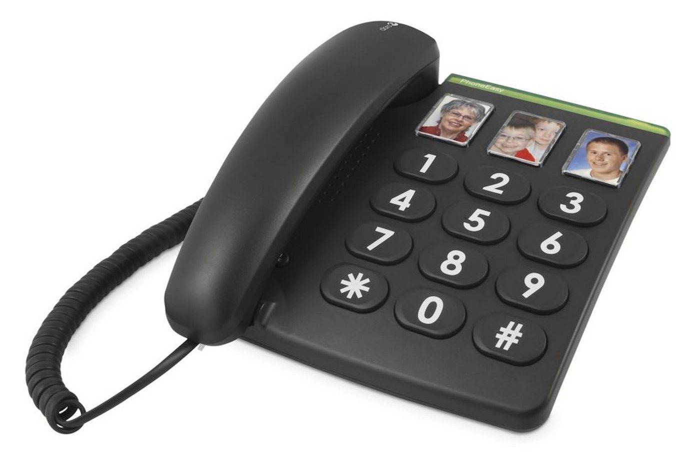 Doro PhoneEasy 331ph Kabelgebundenes Telefon (3 Direktwahl-Fototasten)