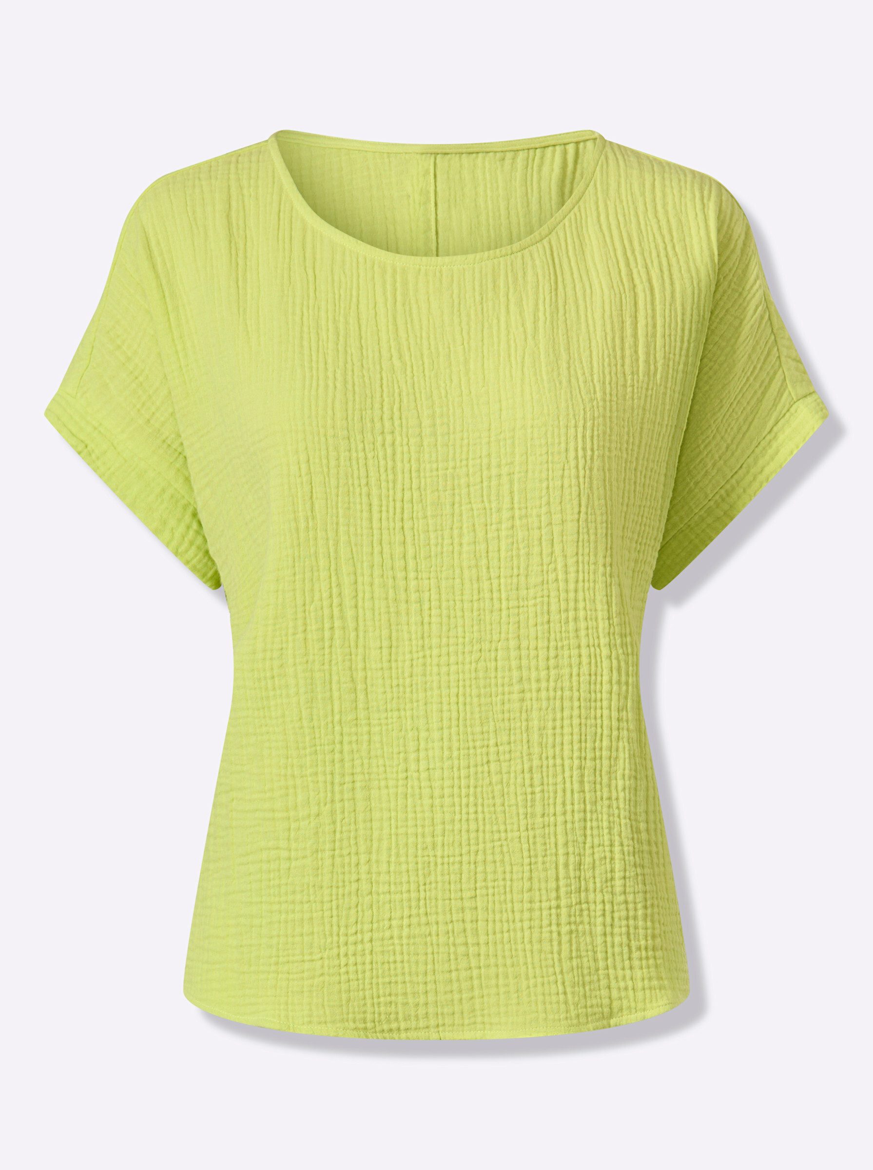 heine Klassische Bluse Bluse Kurzarm