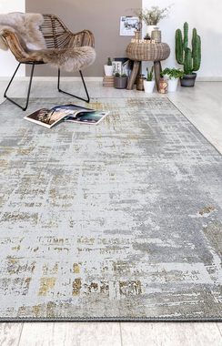 Teppich Punto 1, LUXOR living, rechteckig, Höhe: 5 mm, Kurzflor, bedruckt, modernes Design