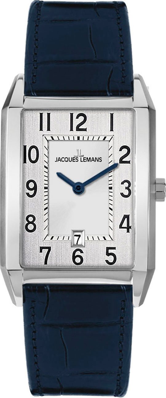 Jacques Lemans Quarzuhr Torino 1-2160.1A, Armbanduhr, Herrenuhr, Lederarmba günstig online kaufen