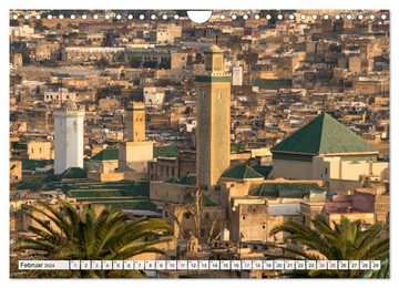 CALVENDO Wandkalender Marokko - Fes (Wandkalender 2024 DIN A4 quer), CALVENDO Monatskalender
