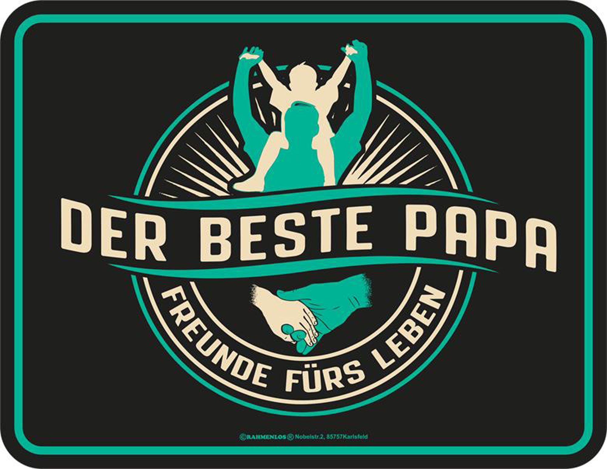 Magnet Papa - Magnete - Freunde fürs Leben