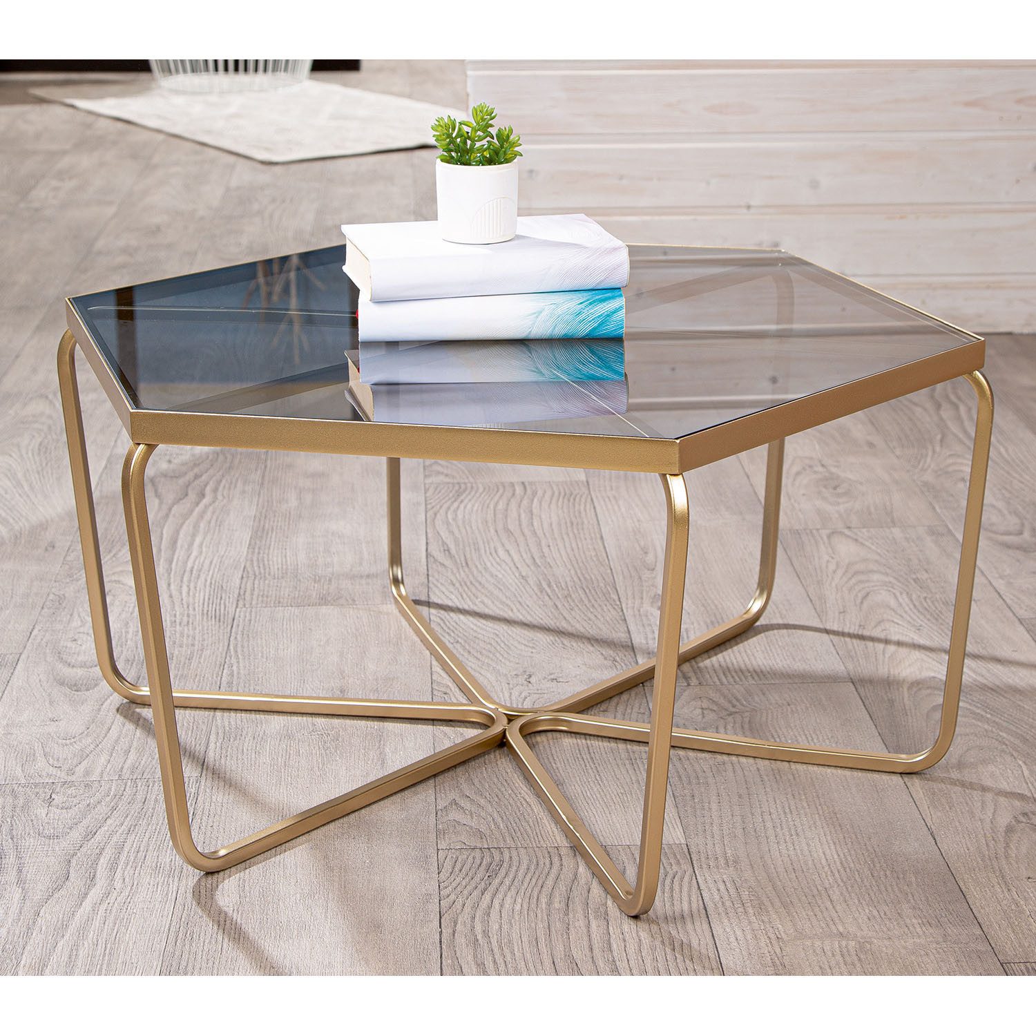 GILDE Beistelltisch Beistelltisch Glamour (2-St)