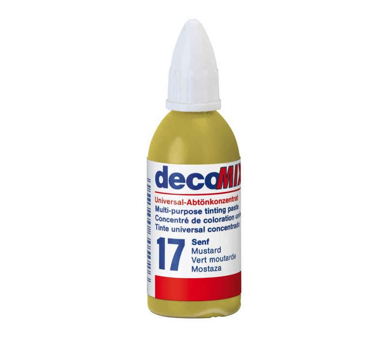 decotric® Vollton- und Abtönfarbe Decotric Abtönkonzentrat 20 ml senf