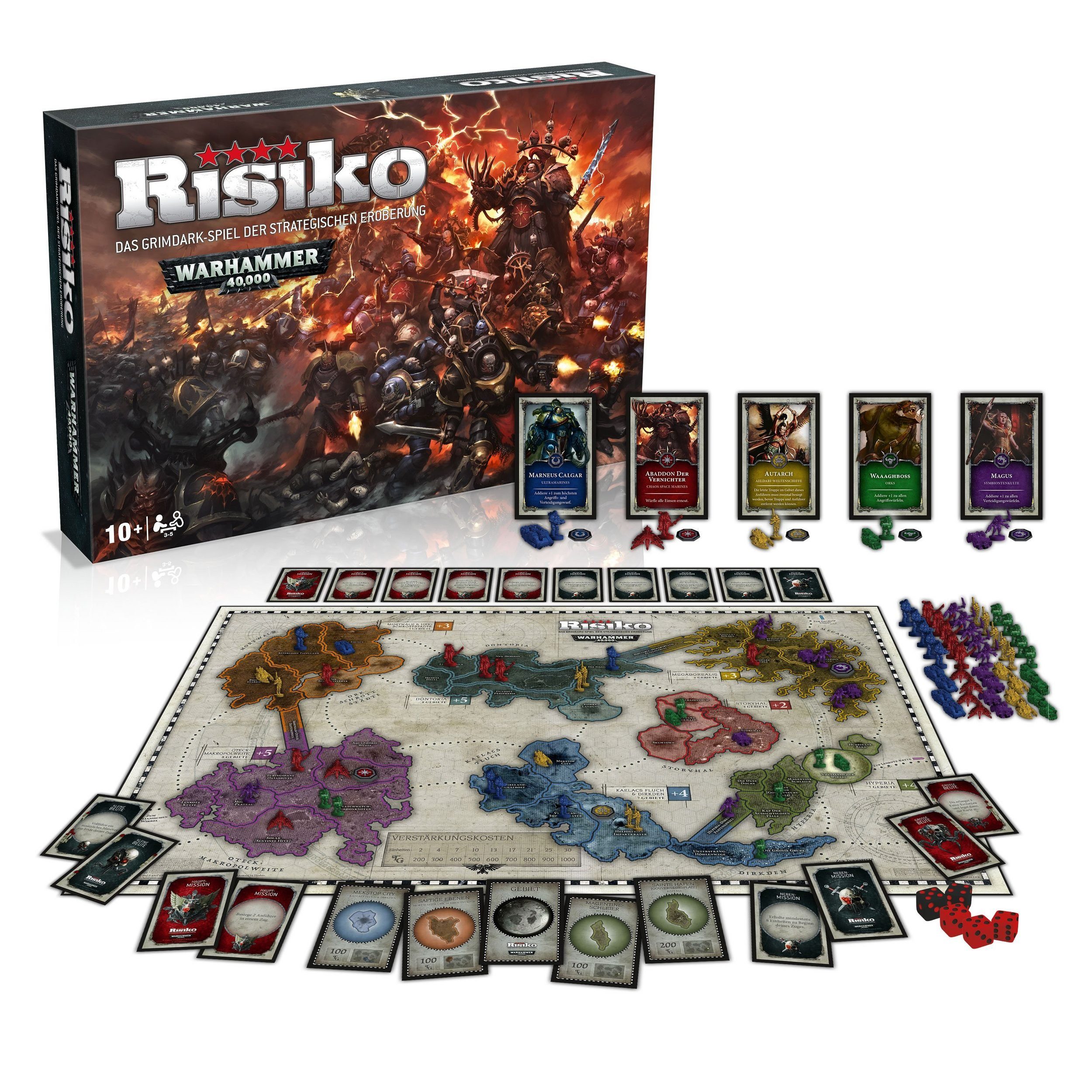 Winning Moves Spiel, Risiko - Warhammer 40k - Grimdark-Spiel der strategischen Eroberung