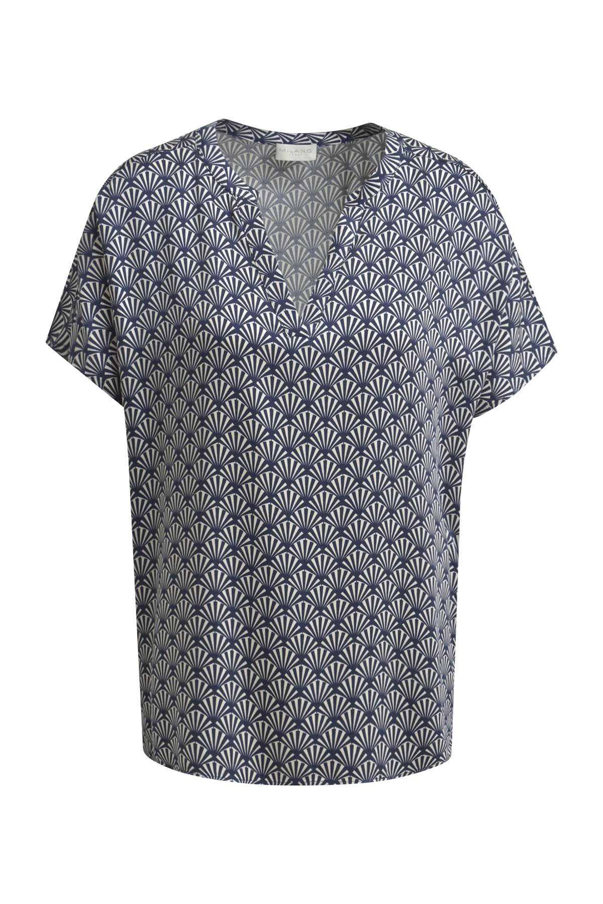 Milano Italy Shirtbluse BLOUSETOP WITH PANEL günstig online kaufen