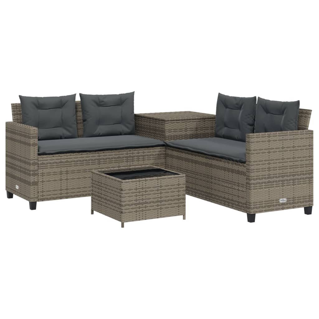 vidaXL Gartenlounge-Set Gartensofa in L-Form mit günstig online kaufen