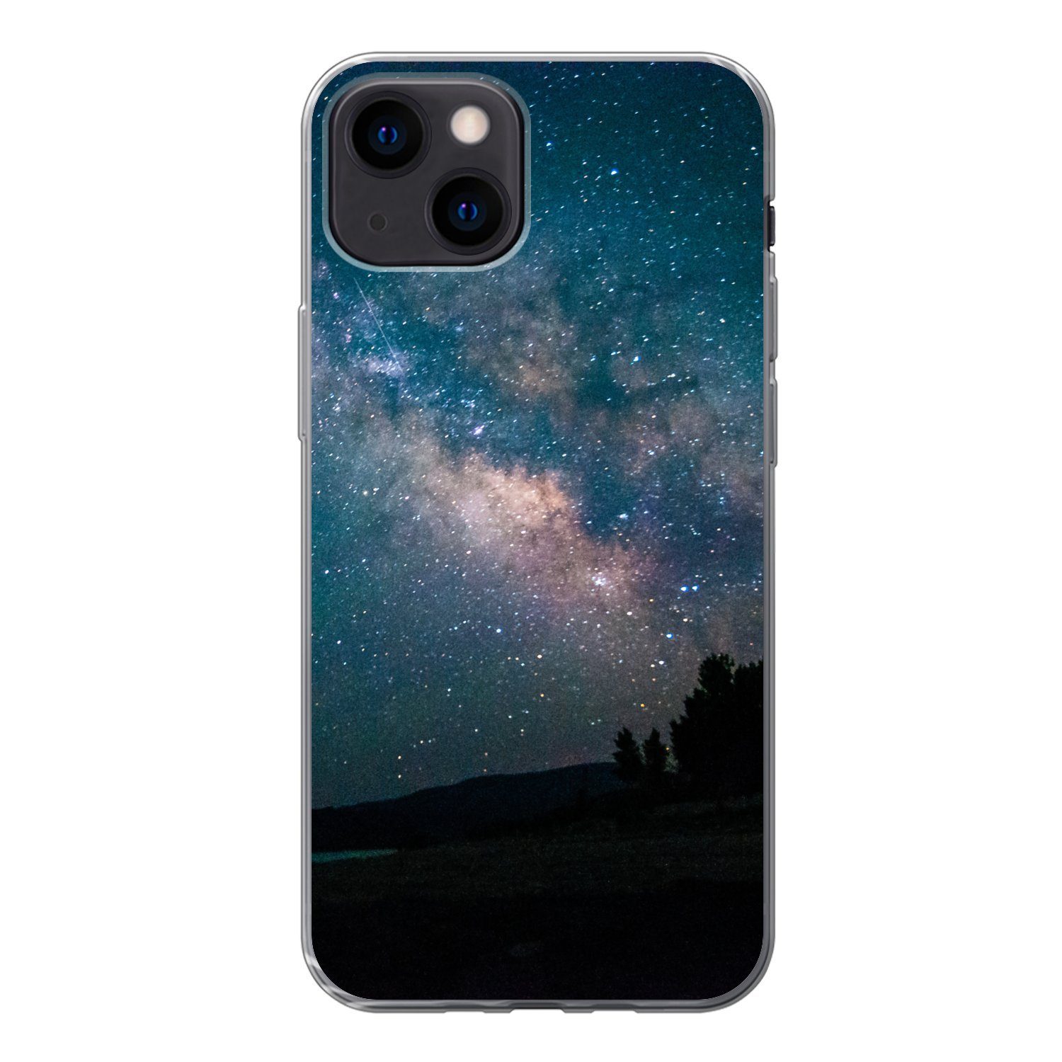 MuchoWow Handyhülle Sterne - Planeten - Galaxie - Jungen - Mädchen - Kinder, Handyhülle Apple iPhone 13 Mini, Smartphone-Bumper, Print, Handy