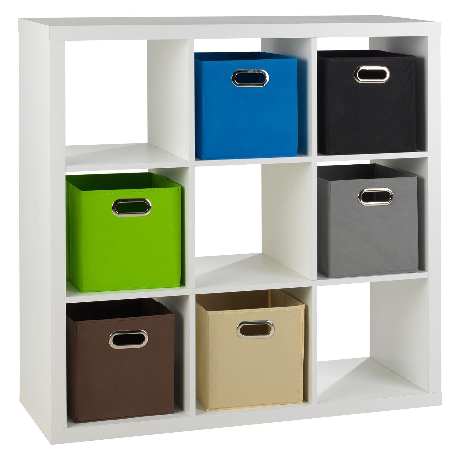 casa NOVA Aufbewahrungsbox ENNI, Vlies, Schwarz, mit Griff, B 27 cm x T 27 cm (1 St)