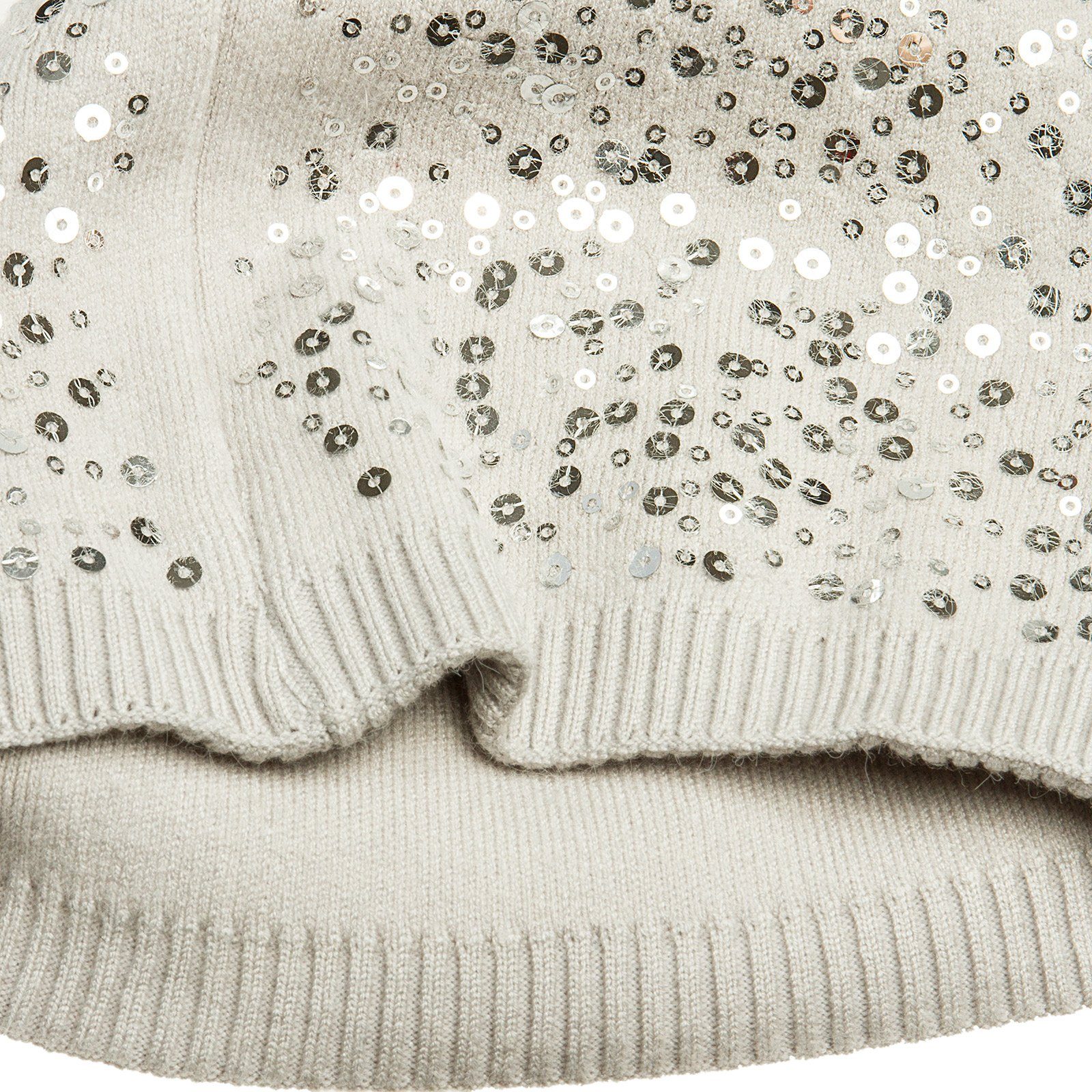 Caspar Bommelmütze MU186 Damen Fein Strick Pailletten Glitzer Winter Mütze günstig online kaufen