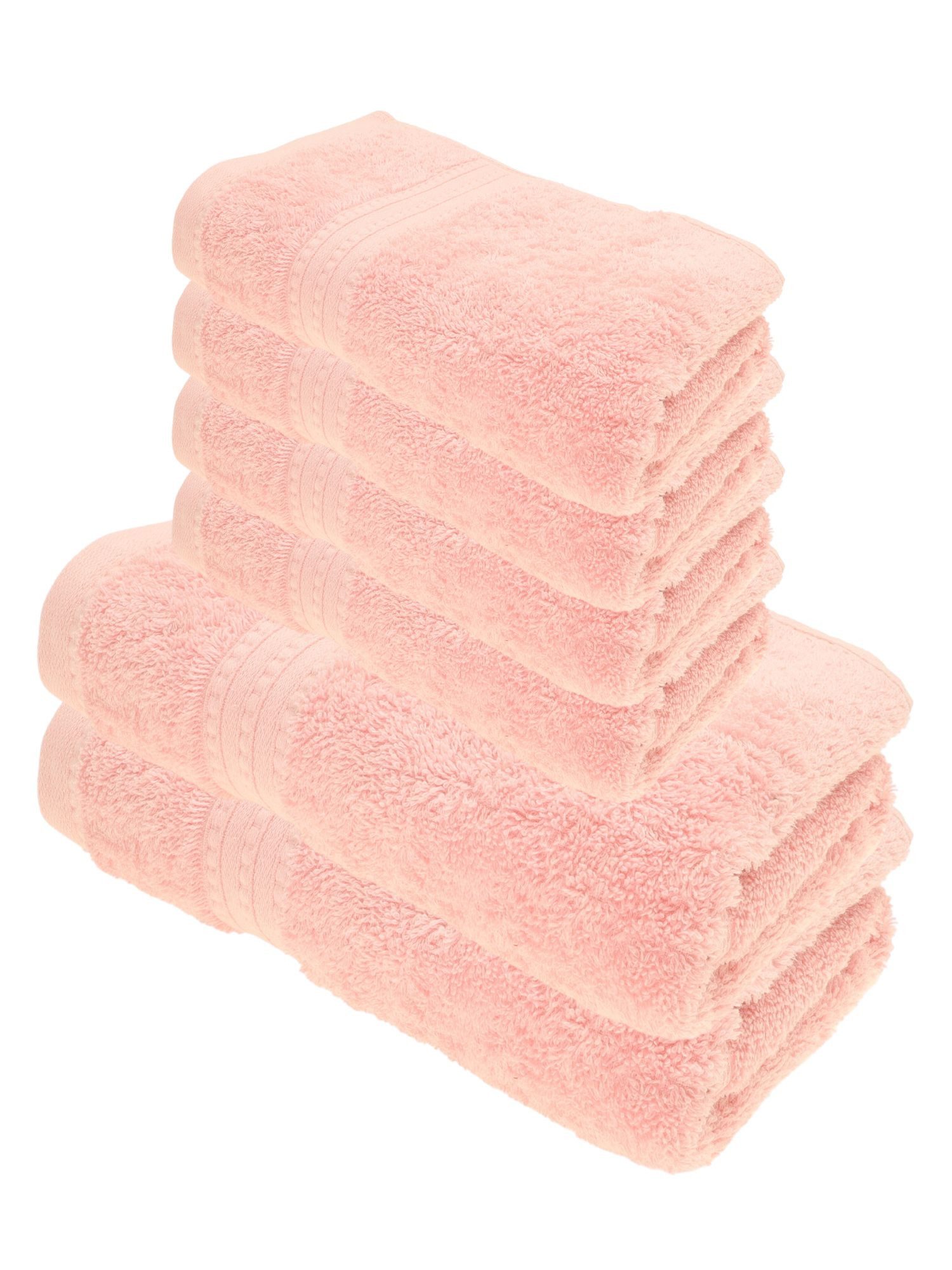 Julie Julsen Handtücher 6-Handtücher-Rosa, Bio-Baumwolle (6-St) günstig online kaufen