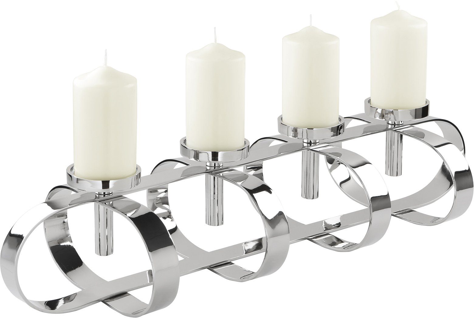 Fink Kerzenleuchter GORDEN, Weihnachtsdeko (1 St), 4-flammig, Breite ca. 85 cm, Adventsleuchter | Kerzenständer