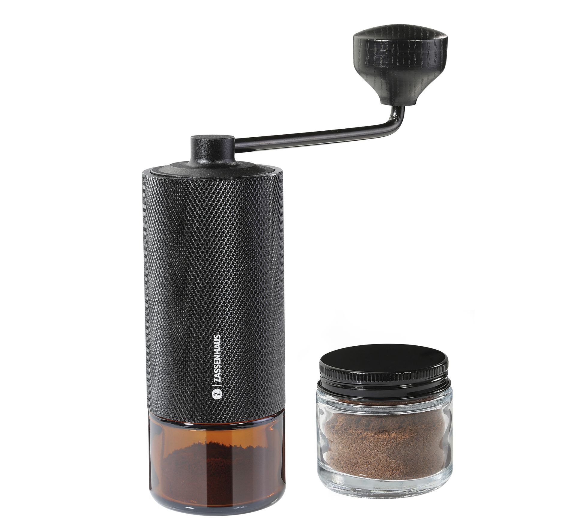 ZASSENHAUS Kaffeemühle Zassenhaus - Kaffeemühle/Espressomühle BARISTA 2.0 - Nr. 041347, Kegelmahlwerk, 27 g Bohnenbehälter, Geeignet für: Espresso, Filterkaffee, Mokka, French Press