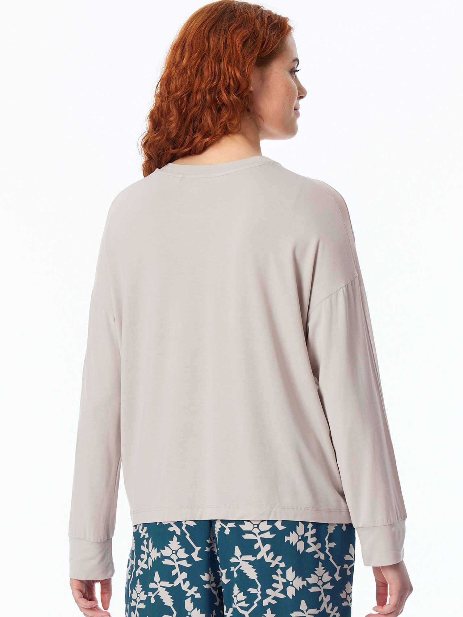 Schiesser Pyjamaoberteil Mix & Relax schlaf-oberteil nachthemd sleepshirt