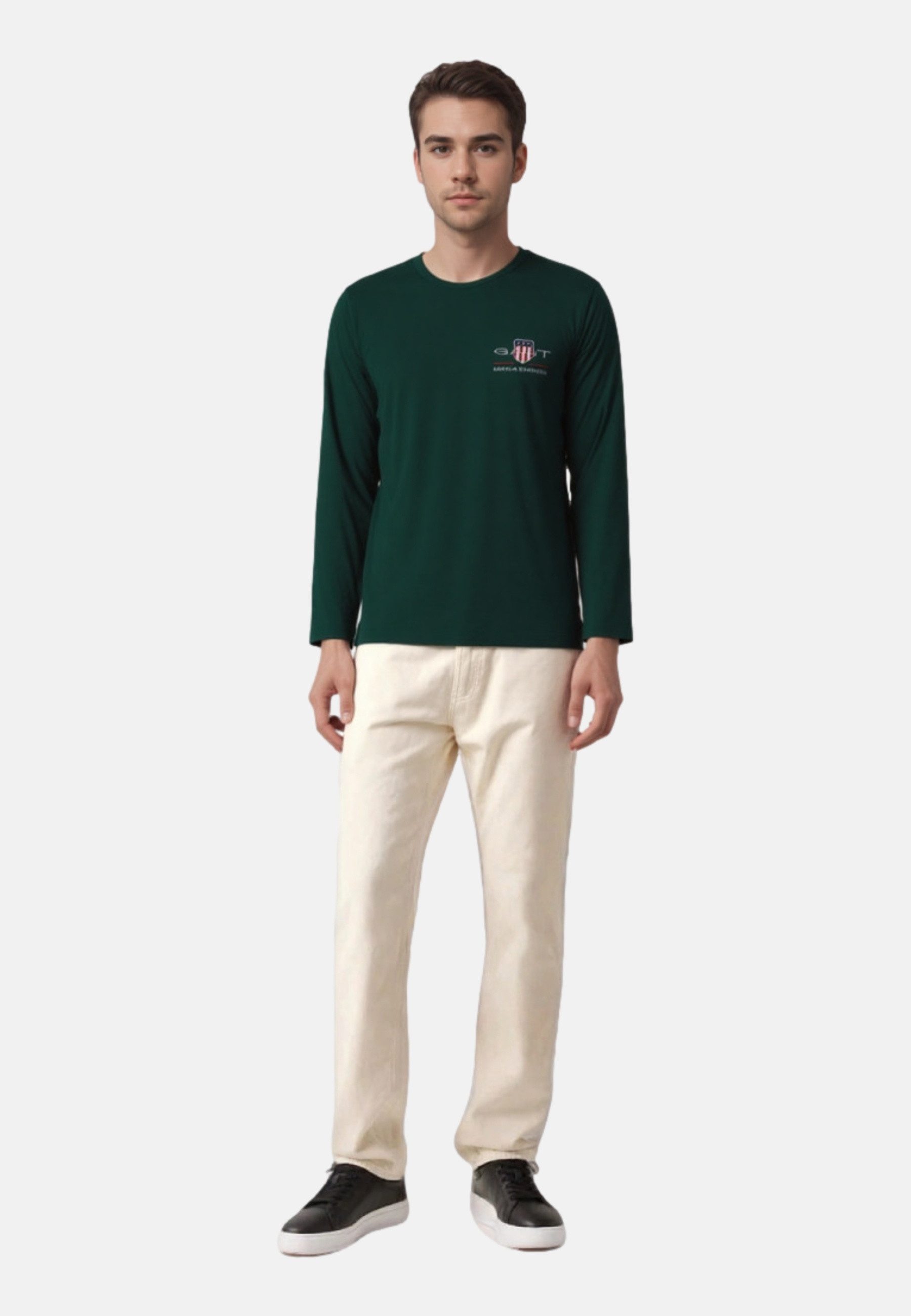 Gant Longsleeve Langarmshirt REG MEDIUM ARCHIVE SHIELD Longsleeve (1-tlg)